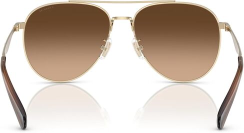 نظارات شمسية نسائية من COACH Hc7169 معدنية C Hardware Aviator in Saudi Arabia