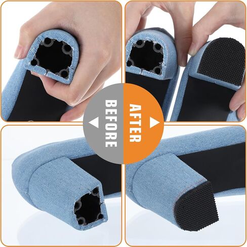 16pcs High Heels Patch, Rubber Boot Heel Replacement Square Sole Repair Tips Stickers Anti Heel Caps High Heel Tread Pad Non Slip Heel Protectors(6.2x6.2x0.4cm) in Saudi Arabia