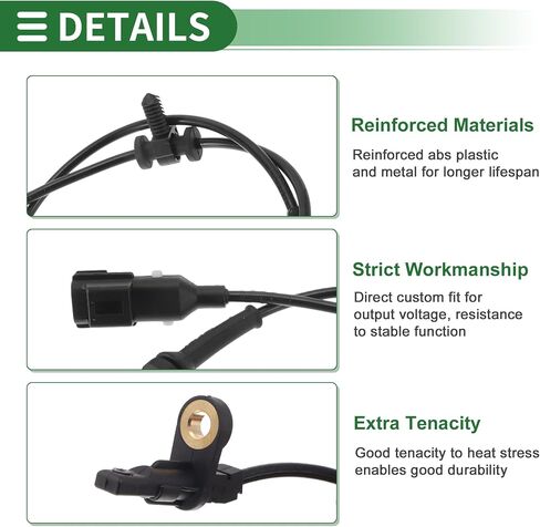 ABS Wheel Speed Sensor ABS Sensor Set No.T2H4068/T2H45884 for Jaguar XE 2016-2021 1 Pcs Left Rear Right Rear in Saudi Arabia
