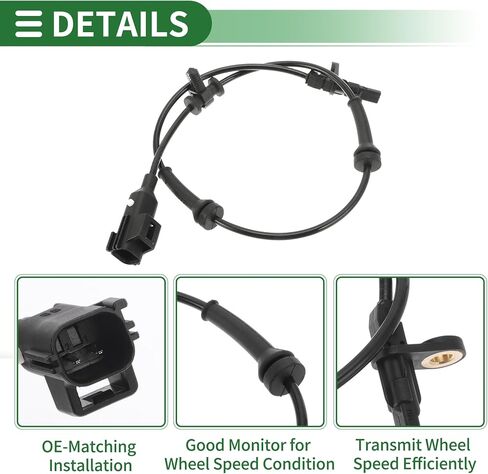 ABS Wheel Speed Sensor ABS Sensor Set No.T2H4068/T2H45884 for Jaguar XE 2016-2021 1 Pcs Left Rear Right Rear in Saudi Arabia