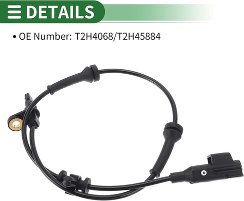 ABS Wheel Speed Sensor ABS Sensor Set No.T2H4068/T2H45884 for Jaguar XE 2016-2021 1 Pcs Left Rear Right Rear in Saudi Arabia