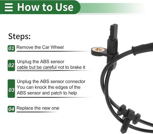ABS Wheel Speed Sensor ABS Sensor Set No.T2H4068/T2H45884 for Jaguar XE 2016-2021 1 Pcs Left Rear Right Rear in Saudi Arabia