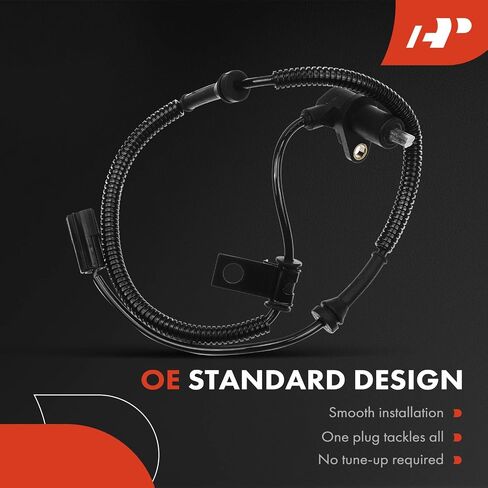 A-Premium ABS Wheel Speed Sensor Compatible with Kia Models - Sorento 2003 2004 2005 2006, V6 3.5L, Sport Utility - Front Right Passenger Side, Replace# 95671-3E010, 956713E010 in Saudi Arabia
