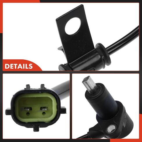 A-Premium ABS Wheel Speed Sensor Compatible with Kia Models - Sorento 2003 2004 2005 2006, V6 3.5L, Sport Utility - Front Right Passenger Side, Replace# 95671-3E010, 956713E010 in Saudi Arabia
