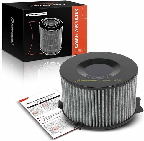 A-Premium Cabin Air Filter with Activated Carbon Compatible with Volkswagen Eurovan 1999 2000 2001 2002 2003, Replace# 7D0819989 in Saudi Arabia