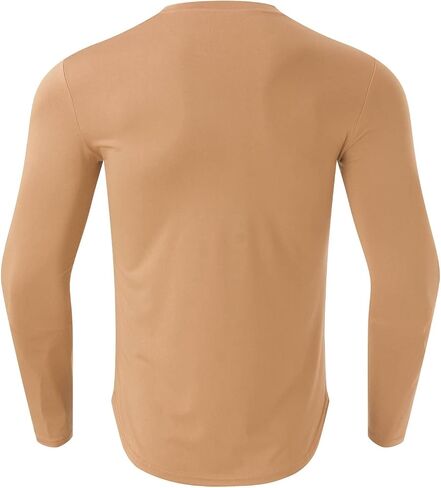 Men's Cool Dry Compression Shirts Long Sleeve Sports Baselayer T-Shirts Tops Gym Athletic Workout Bodybuilding Shirt in Saudi Arabia