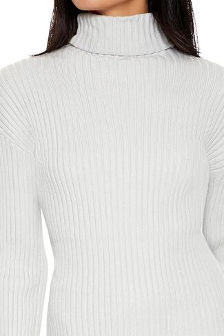 Forever 21 Womens Turtleneck Mini Sweater Dress in Saudi Arabia