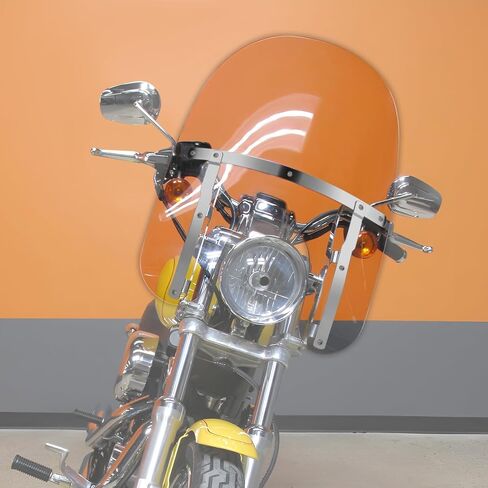 TCMT Clear Windshield 39mm Clamps Fit For Harley Sportster XL883 XL1200 1988-2022 in Saudi Arabia