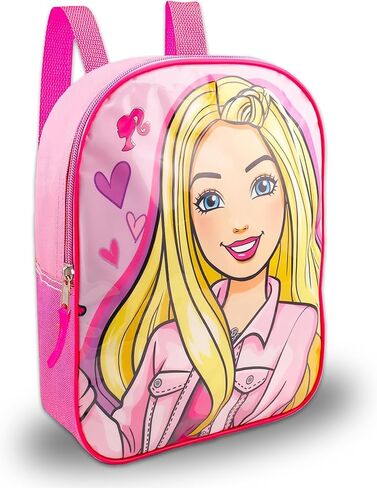 Barbie Mini Backpack with Lunch Box for Girls - Bundle with 11" School Bag, Lunch Bag Plus Tattoos, Water Bottle, and More | Barbie Girls Backpack Elementary School in Saudi Arabia