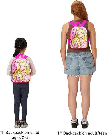 Barbie Mini Backpack with Lunch Box for Girls - Bundle with 11" School Bag, Lunch Bag Plus Tattoos, Water Bottle, and More | Barbie Girls Backpack Elementary School in Saudi Arabia