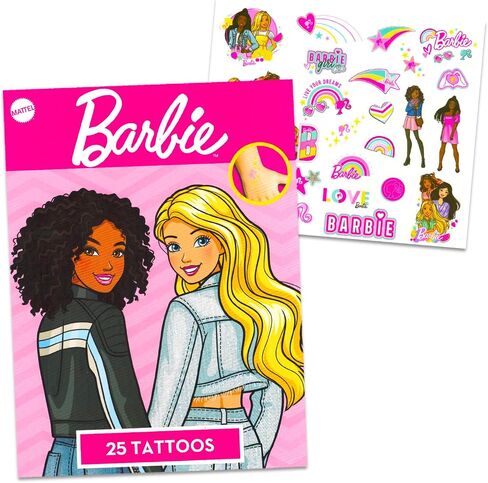 Barbie Mini Backpack with Lunch Box for Girls - Bundle with 11" School Bag, Lunch Bag Plus Tattoos, Water Bottle, and More | Barbie Girls Backpack Elementary School in Saudi Arabia