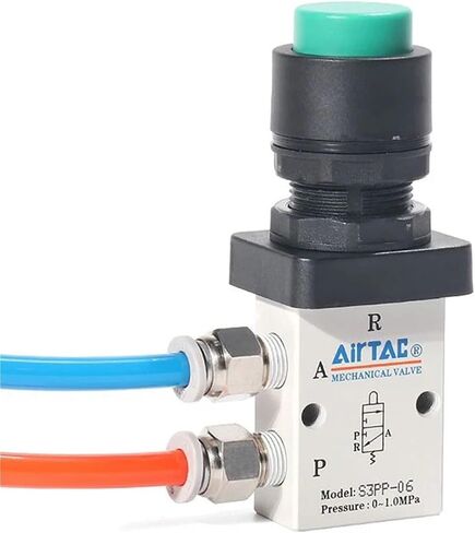 1PCS S3PP/S3PF-M5/06/08 Control Valve(3/2Way) Manual Mechanical Valve(S3PF-06G) in Saudi Arabia