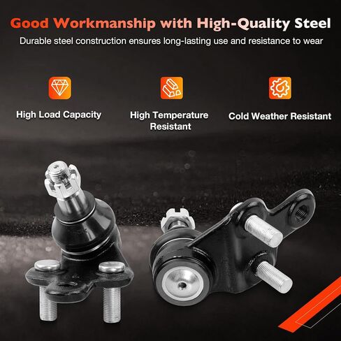 Front Lower Ball Joint Kit K90346 K90347, Compatible with Toyota Camry 2002-2006, Highlander 2001-2007, Sienna 2004-2010, Solara 2004-2008, Lexus ES300 ES330 RX330 RX350 RX400h Suspension Parts- 2PCS in Saudi Arabia