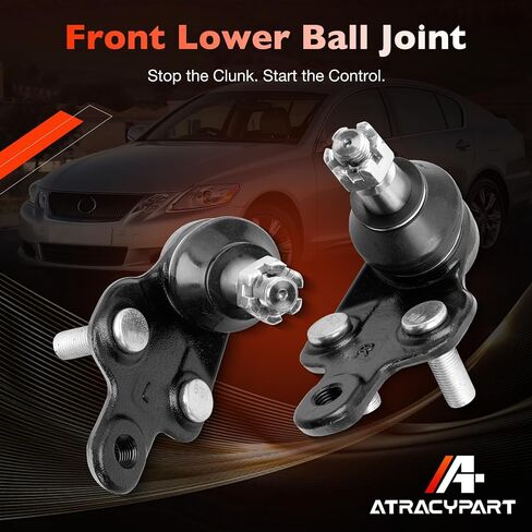 Front Lower Ball Joint Kit K90346 K90347, Compatible with Toyota Camry 2002-2006, Highlander 2001-2007, Sienna 2004-2010, Solara 2004-2008, Lexus ES300 ES330 RX330 RX350 RX400h Suspension Parts- 2PCS in Saudi Arabia