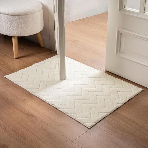 Area Rug 4X6,Washable Area Rugs with Non-Slip TPR Backing Design,Fluffy Soft Feeling,Durable Braided Foldable Area Rug for Bedroom Living Room Home Office,Grey in Saudi Arabia