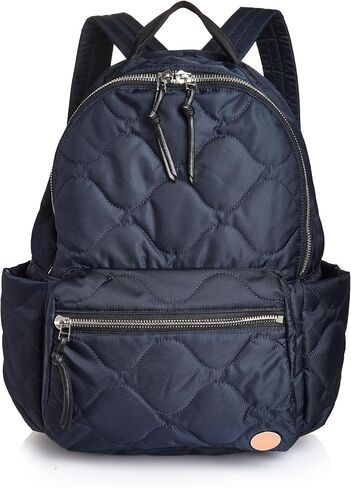 shortyLOVE Tate Wave Quilted Travel Backpack for Women - Nylon Stylish Everyday Daypack and Laptop Bag in Saudi Arabia