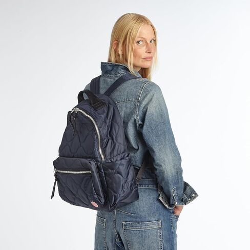 shortyLOVE Tate Wave Quilted Travel Backpack for Women - Nylon Stylish Everyday Daypack and Laptop Bag in Saudi Arabia