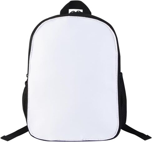 2PCS Children White Blank Backpack for Heat Transfer Printing, Custom Personalized Sublimation Backpack 16 Inch Primary Student Backpack Day Pack in Saudi Arabia