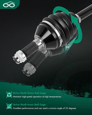 SCITOO Rear CV Axle Fit For 2003-2005 for Honda Rincon 650 2006-2018 for Honda Rincon 680 Rear Left Right Drive Shaft CV Axle 42350-HN8-003 42220-HN8-003 in Saudi Arabia