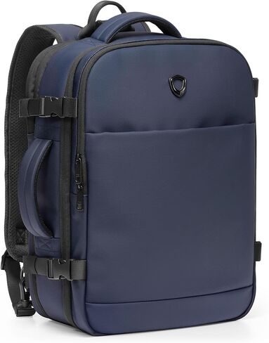 Traveler's Choice Markham 27L Backpack, Expandable, Business, Travel, Work, Office, Camping, Hunting, Fishing, Black, Large in Kuwait