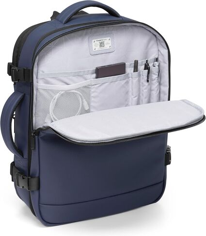 Traveler's Choice Markham 27L Backpack, Expandable, Business, Travel, Work, Office, Camping, Hunting, Fishing, Black, Large in Kuwait