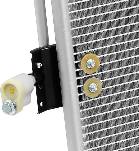 Auto Dynasty 4904 Aluminum A/C Condenser Compatible with Mazda B2300 B2500 B3000 B4000 Ford Ranger 2.3L 2.5L 3.0L 4.0L 98-10, Metallic in Saudi Arabia