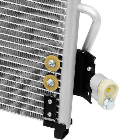 Auto Dynasty 4904 Aluminum A/C Condenser Compatible with Mazda B2300 B2500 B3000 B4000 Ford Ranger 2.3L 2.5L 3.0L 4.0L 98-10, Metallic in Saudi Arabia