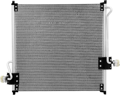Auto Dynasty 4904 Aluminum A/C Condenser Compatible with Mazda B2300 B2500 B3000 B4000 Ford Ranger 2.3L 2.5L 3.0L 4.0L 98-10, Metallic in Saudi Arabia