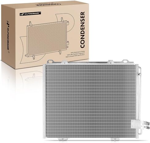 A-Premium A/C Condenser Replace# 4814, 2108300270 - Compatible with Mercedes-Benz E-Class E300 1995-1997, E320 1996-2002, E420 1997-1997, E430 1998-2002, E55 AMG 1999-2002 in Saudi Arabia