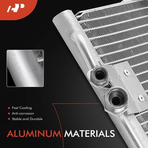 A-Premium A/C Condenser Replace# 4814, 2108300270 - Compatible with Mercedes-Benz E-Class E300 1995-1997, E320 1996-2002, E420 1997-1997, E430 1998-2002, E55 AMG 1999-2002 in Saudi Arabia