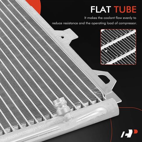 A-Premium A/C Condenser Replace# 4814, 2108300270 - Compatible with Mercedes-Benz E-Class E300 1995-1997, E320 1996-2002, E420 1997-1997, E430 1998-2002, E55 AMG 1999-2002 in Saudi Arabia
