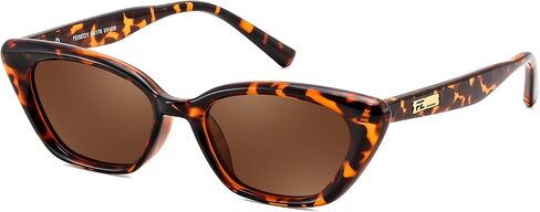 FEISEDY Trendy Polarized Cateye Sunglasses for Women Men Retro Rectangle Narrow Sunnies B4176 in Saudi Arabia