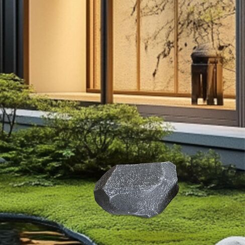 Artificial Faux Landscape Rock Garden Decoration Accessories Versatile Irregular Grey for Photography Prop Decorative Stone, 33x23x23cm in Kuwait