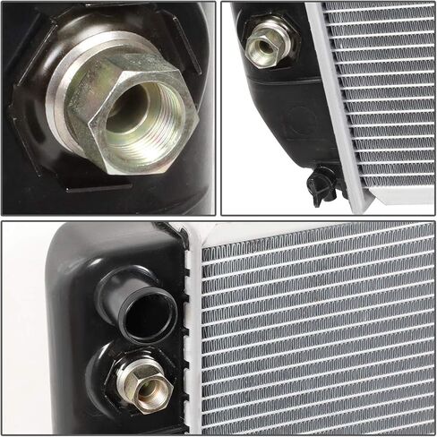 1696 مشعاع متوافق مع 1988-2000 Chevy GMC C/K 1500 2500 3500 Suburban 7.4L مصنع نمط الألومنيوم الأساسي استبدال مشعاع التبريد 52457702 52458845 52460853 52461600 CU1696 CU1218 DPI1696 in Kuwait
