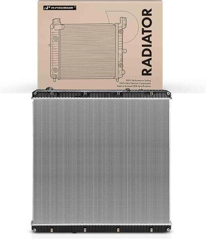 A-Premium Engine Coolant Radiator Assembly with Transmission Oil Cooler Compatible with Freightliner 114SD 2012-2019, Coronado 2008-2019 & Western Star 4700SB/4700SF/4900EX/4900FA/4900SA 2012-2019 in Saudi Arabia