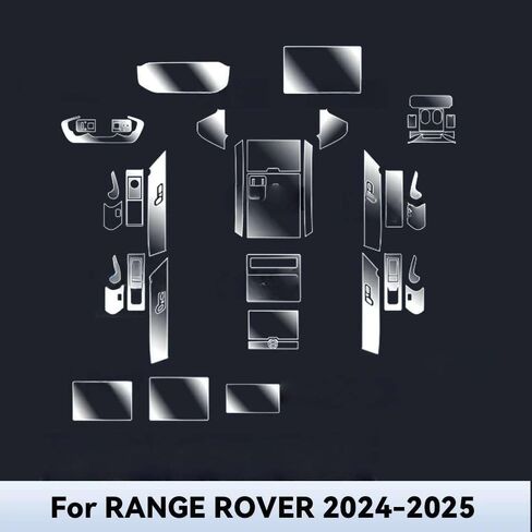 غطاء طبقة حماية من مادة TPU مضاد للخدش، لسيارة رينج روفر 2024 2025 شاشة ملاحة لوحة علبة التروس للسيارات in Saudi Arabia