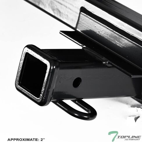 7422442949991 Compatible with 1997-2003 Ford F150 / 2004 F150 Heritage / 1997-1999 F250 Light Duty Class 3 III Black 2" Receiver Trailer Hitch in Saudi Arabia