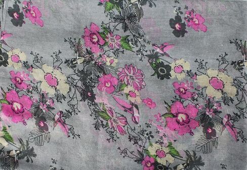 Peach Couture Paint The Town Red Cherry Blossom Floral Print Infinity loop Scarves in Saudi Arabia