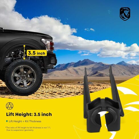 YHTAUTO 3.5 inch Front Leveling Lift Kit Compatible with Jeep Grand Cherokee WK Series 2005-2010, Steel Lift Fork Clevis Kit Suspension Leveling Kit Set of 2 in Saudi Arabia