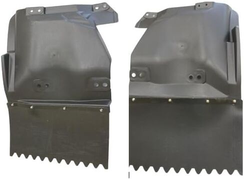 Sanwa - Mud Guards with Flap Left Right Pair Front Wheel (Driver & Passenger Side) Compatible with Isuzu NRR NPR NQR NPR-HD 08 & Up in Saudi Arabia