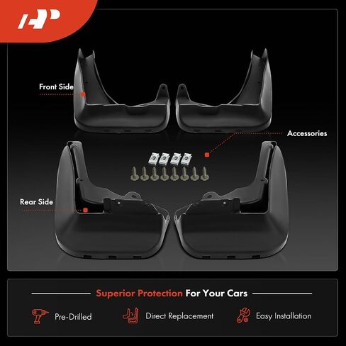 A-Premium Set of 4PCS Mud Flaps Splash Guards Mudguards Mudflaps Compatible with BMW 320i 2013-2018, 328d 2014-2017, 328i 2012-2016, 330i 2017, 335i xDrive, 340i in Saudi Arabia