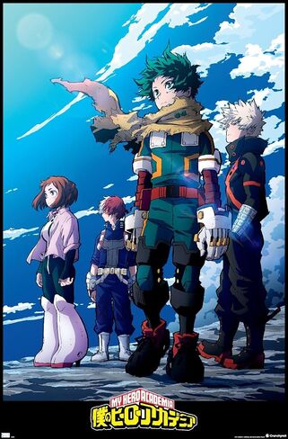 Trends International My Hero Academia: الموسم 7 - ملصق حائط فني لمفتاح المجموعة، 34 طول × 22.4 عرض، نسخة غير مؤطرة in Saudi Arabia