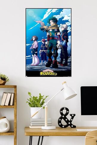 Trends International My Hero Academia: الموسم 7 - ملصق حائط فني لمفتاح المجموعة، 34 طول × 22.4 عرض، نسخة غير مؤطرة in Saudi Arabia