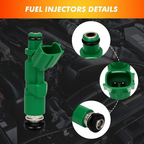 حاقن الوقود 2000-2009 متوافق مع Toyota Prius 2001-2009، Echo 2000-2005، for Scion XB XA 2004 2005 2006 1.5L L4 استبدال 23250-21020 155-0300 in Saudi Arabia