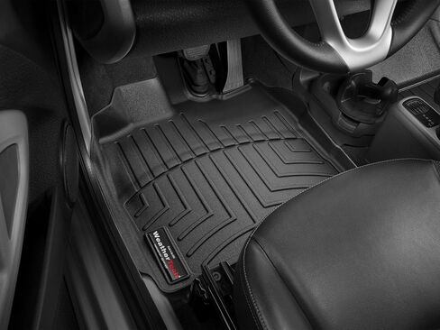 WeatherTech Custom Fit FloorLiners for Smart fortwo - 1st Row (442151), Black in Saudi Arabia