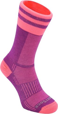 جوارب الجري Wrightsock CoolMesh II Crew للرجال والنساء - جوارب مبطنة وصديقة للبيئة ومضادة للتقرحات مع تصميم مزدوج الطبقات حاصل على براءة اختراع - صناعة أمريكية، ضمان عدم وجود بثور in Kuwait