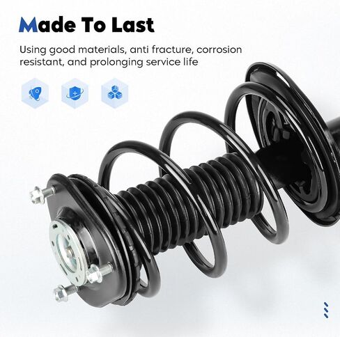 Front Struts Assembly Shock Absorber & Sway Bars End Links Fit for 2006-2008 Toyota RAV4 2.4L, 2009-2012 RAV4 2.5L, Replace for 172276 K750043 in Saudi Arabia
