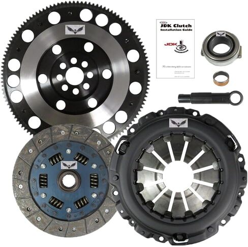 JDK Stage 2 Street Clutch Kit + U-LITE Flywheel Compatible with 2002-2006 ACURA RSX-S / 2007-2010 ACURA CSX / 2006-2011 HONDA CIVIC SI 6-SPEED K20Z3 K20A2 K20Z1 in Saudi Arabia