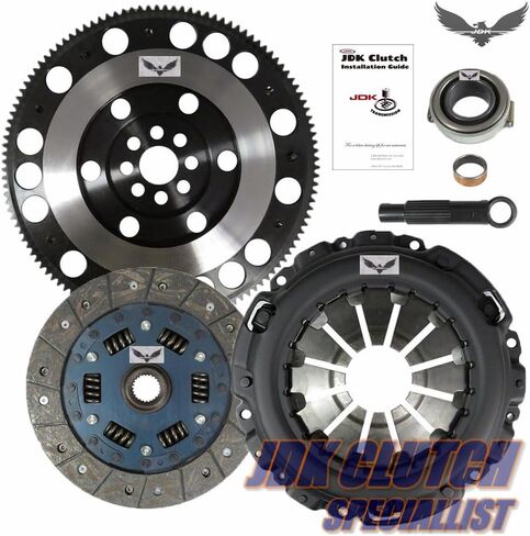 JDK Stage 2 Street Clutch Kit + U-LITE Flywheel Compatible with 2002-2006 ACURA RSX-S / 2007-2010 ACURA CSX / 2006-2011 HONDA CIVIC SI 6-SPEED K20Z3 K20A2 K20Z1 in Saudi Arabia