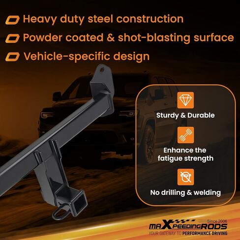 maXpeedingrods Rear Class 3 Trailer Hitch, 2 Inch Receiver Tow Hitch for BMW X3 2011-2024, X4 2019-2024, 5000 LBS GTW in Saudi Arabia